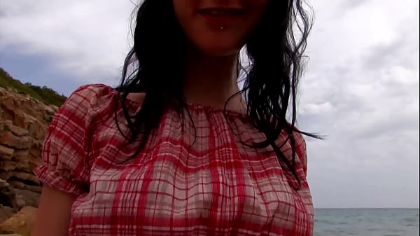 Barely of age my lover a brunette whore receives her first anal