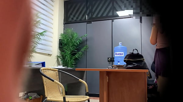 Nataly, a university student, doing law internships at the Catholic University of Chile SPY CAMERA