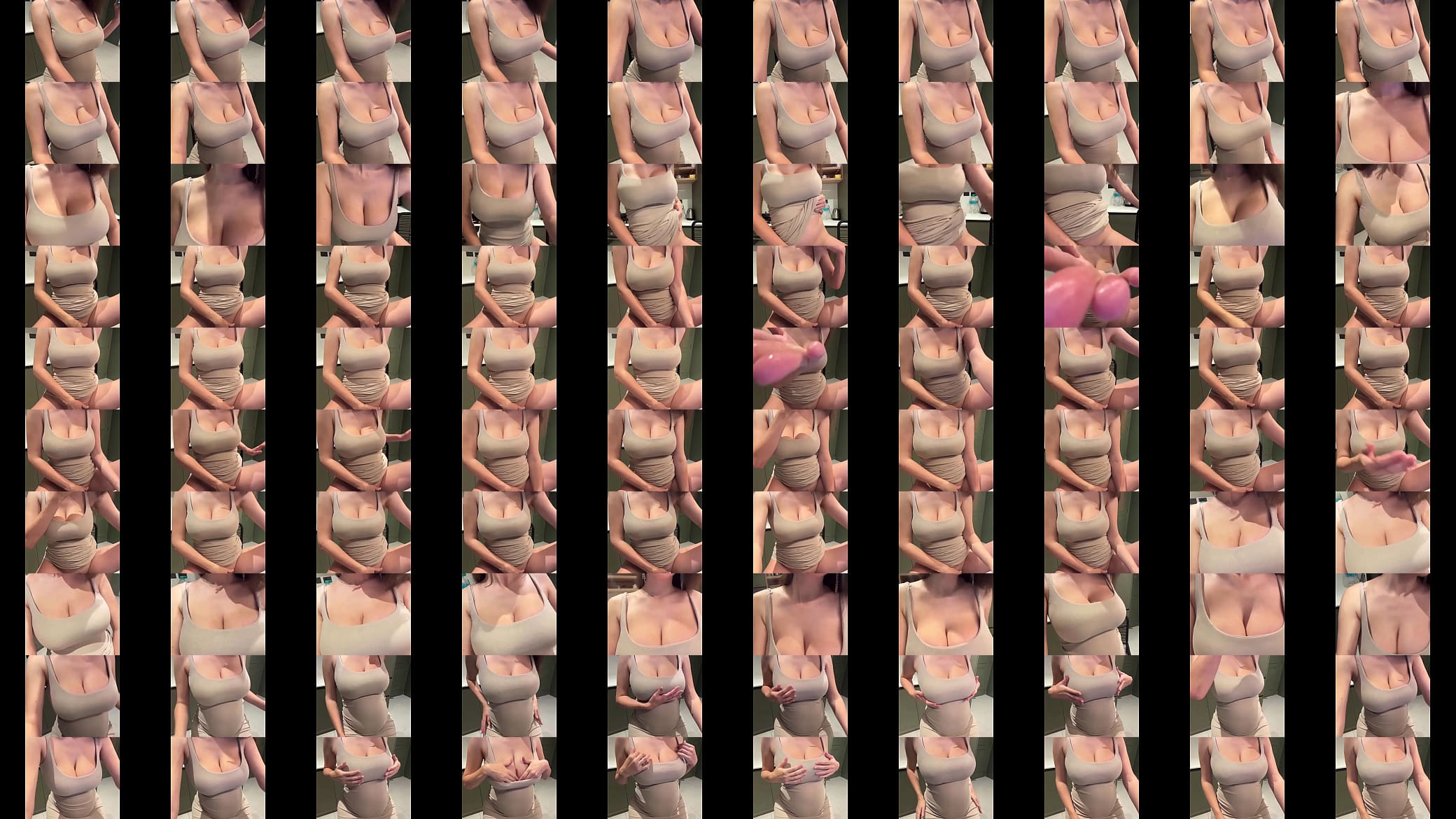 My pregnant stepmother is caressing her pussy 预览图