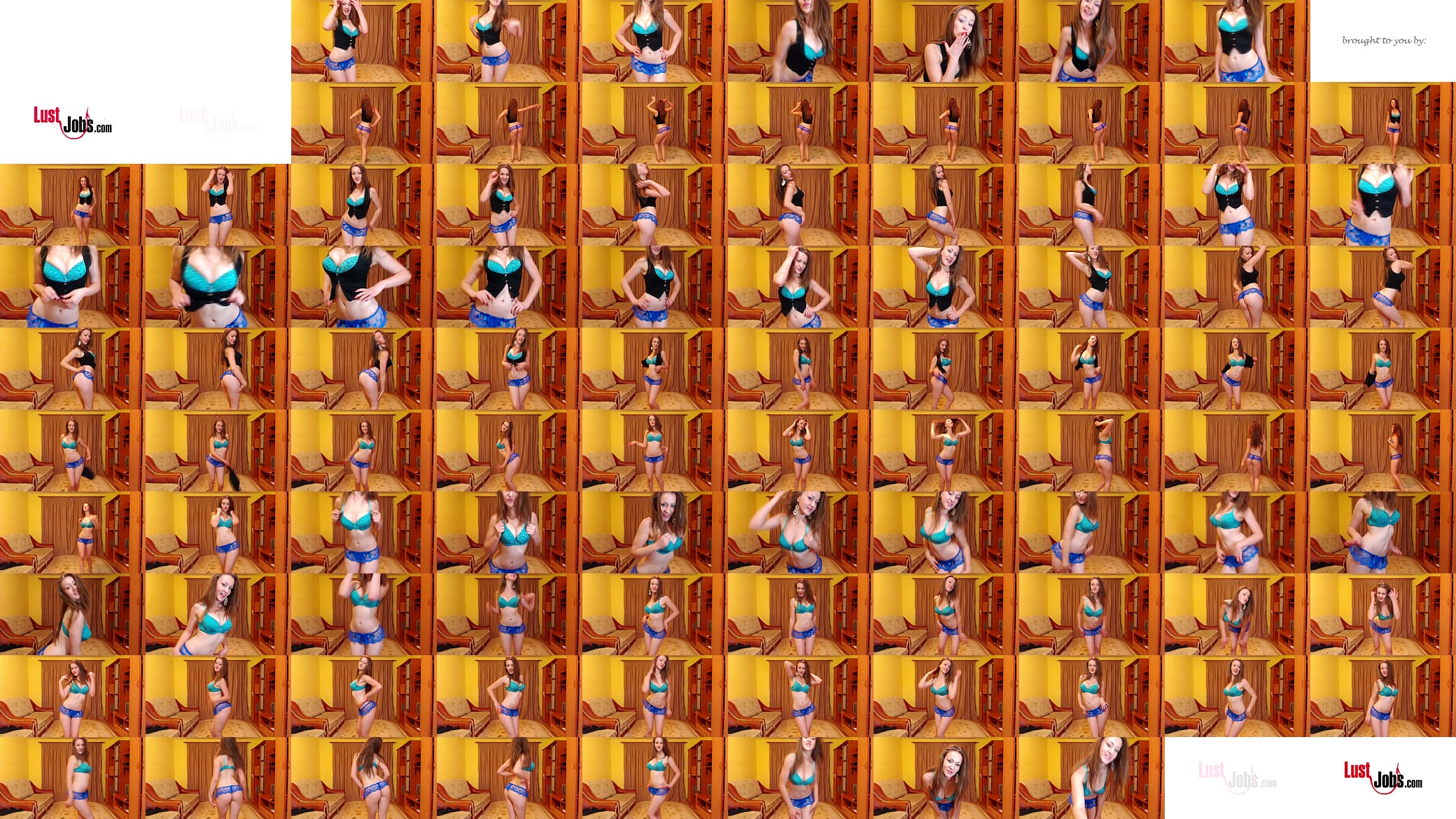 Striptease by Sexy Amateur Romanian Dancer (blue) 预览图