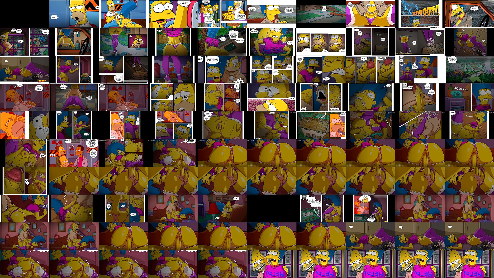 Marge Simpson fuck Grandpa (STORM WARNING) 预览图