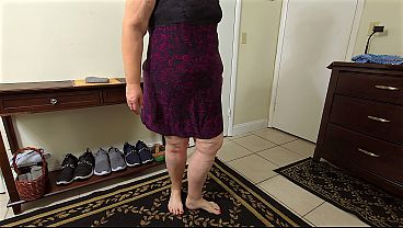 Amber booty's Camel toe Panties Showing Her Bubble Butt