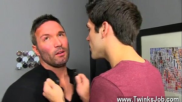 Sexy men Brock Landon is thinking dinner plans,...