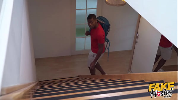 Download Video - Fake Hostel - Red hot interracial threesome with Dutch Ebony babe skinny natural Czech teen and big black cock with Romy Indy&comma; Jenny Doll and Darrell Deeps