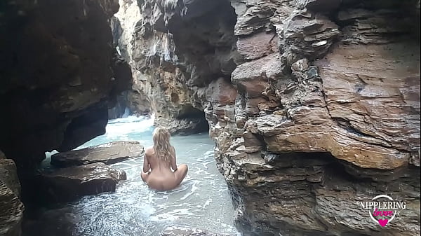 nippleringlover hot naked at nude beach pierced pussy extreme stretched pierced nipples
