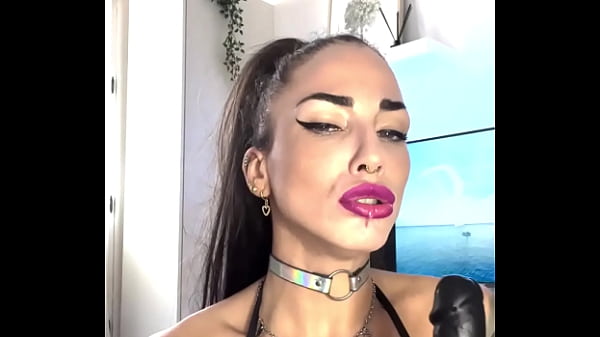 I play with an anal plug while I masturbate with a BBC dildo