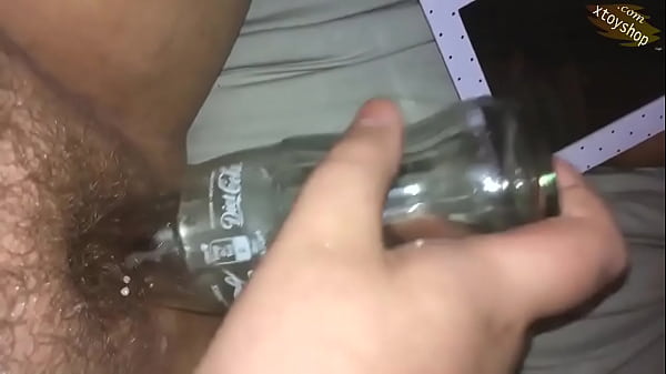 Hot Pussy Play With Glass Bottle