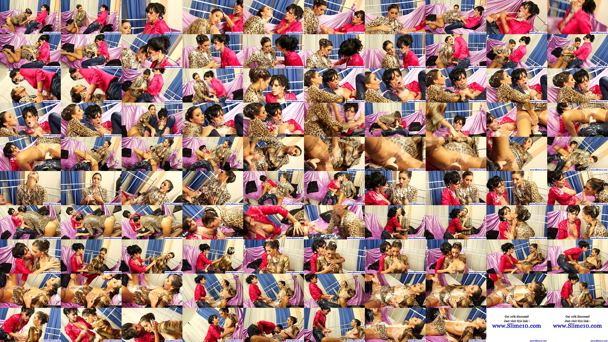 Strapon wielding lesbians pegging pussy in high def 预览图