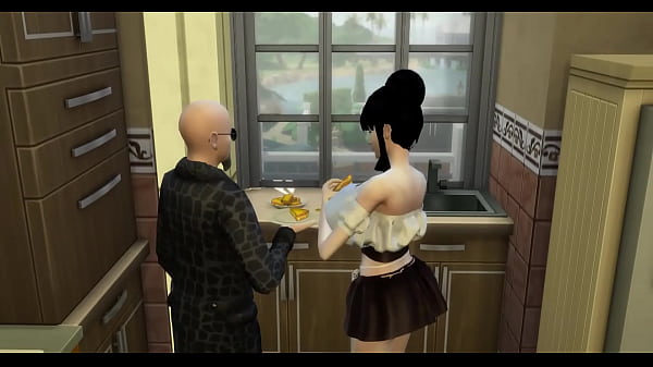 Dragon Ball Porn Epi 53 Maid Chichi Milk Husband Goku Calls His Beautiful Wife to see how her Work is going but the Boss is Fucking her like a Netorare Bitch
