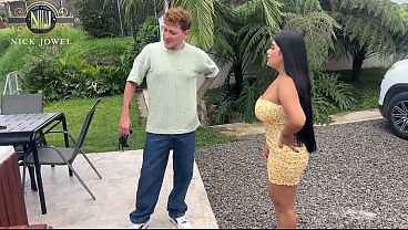 Peruvian maid fucked in the backyard!