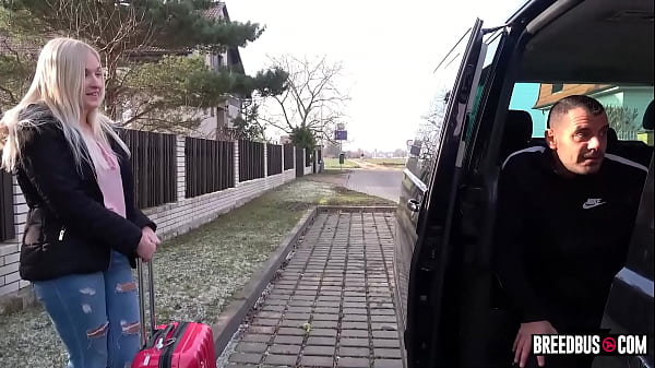 redhead random picked up and fucked in van