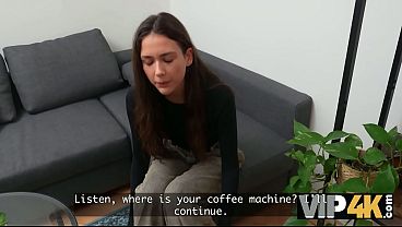 Download Video - VIP4K&period; Naughty 18-year-old becomes a Cumslut because of Debt