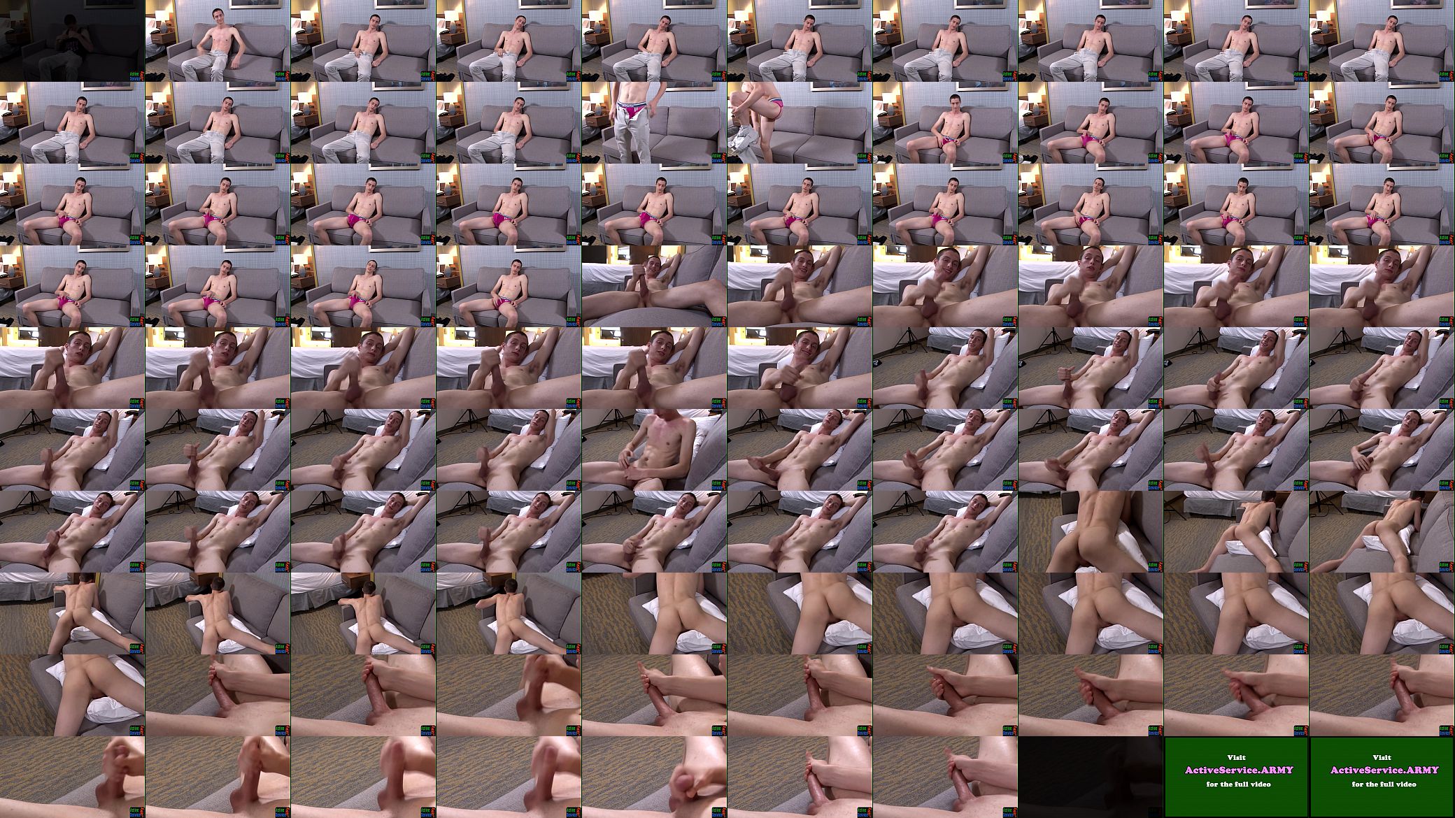Army stud sucks military man before bareback 预览图