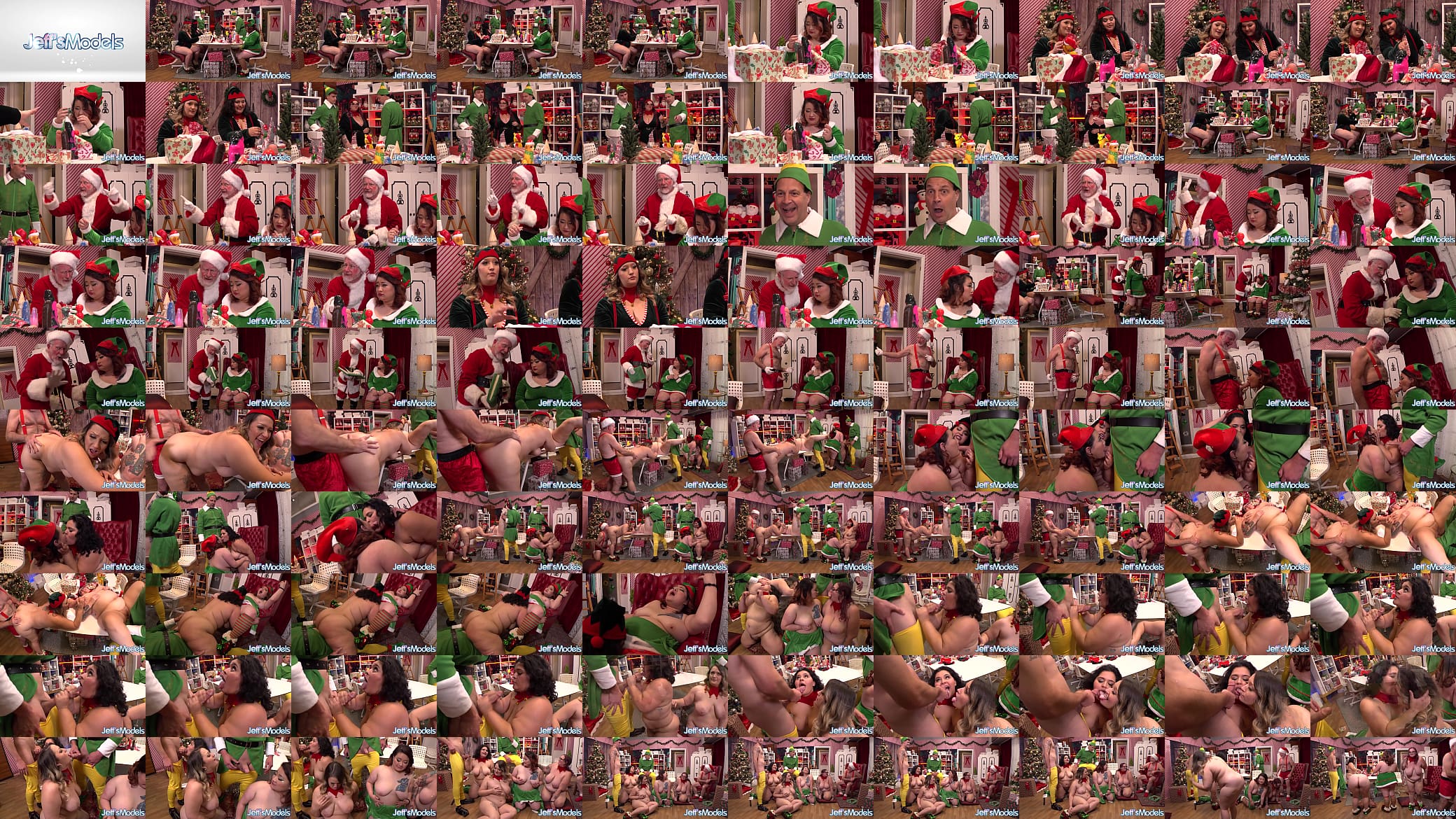 Chubby Sluts Are Having a Blast with Santa and His Elves 预览图