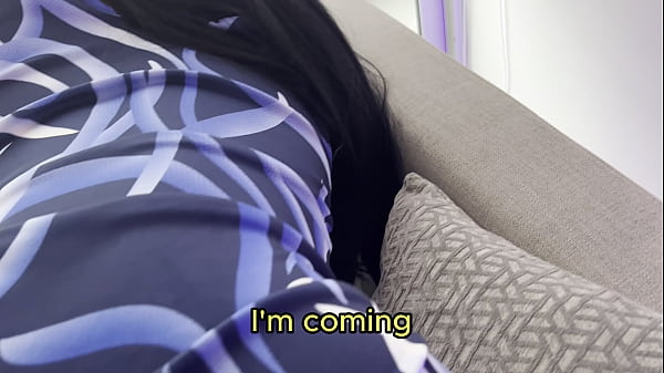 Download Video - My Step mom stucks in couch and I fuck her ass&period; English subtitles