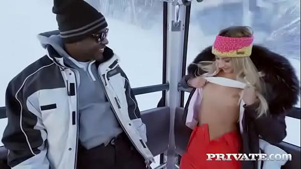 Anal Loving Katrin Fucks with Black Guy in the Mountains
