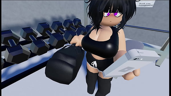 Roblox fun at the gym
