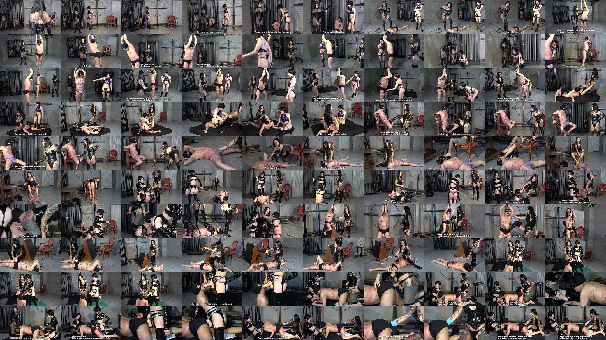 Punishment and re-education of runaway slaves by Double Mistress 预览图