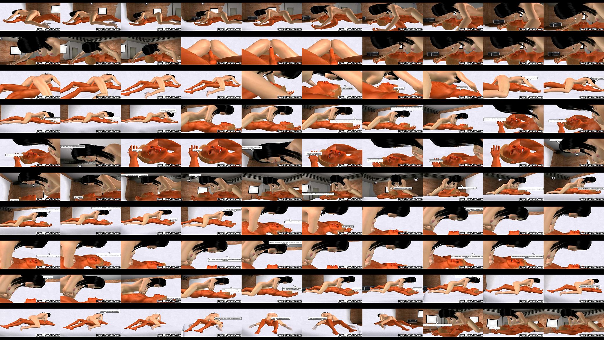 Stunning 3D cartoon brunette getting fucked hard 预览图