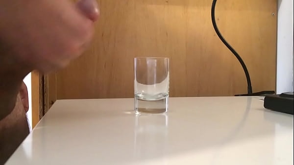 Download Video - Cum in a glass