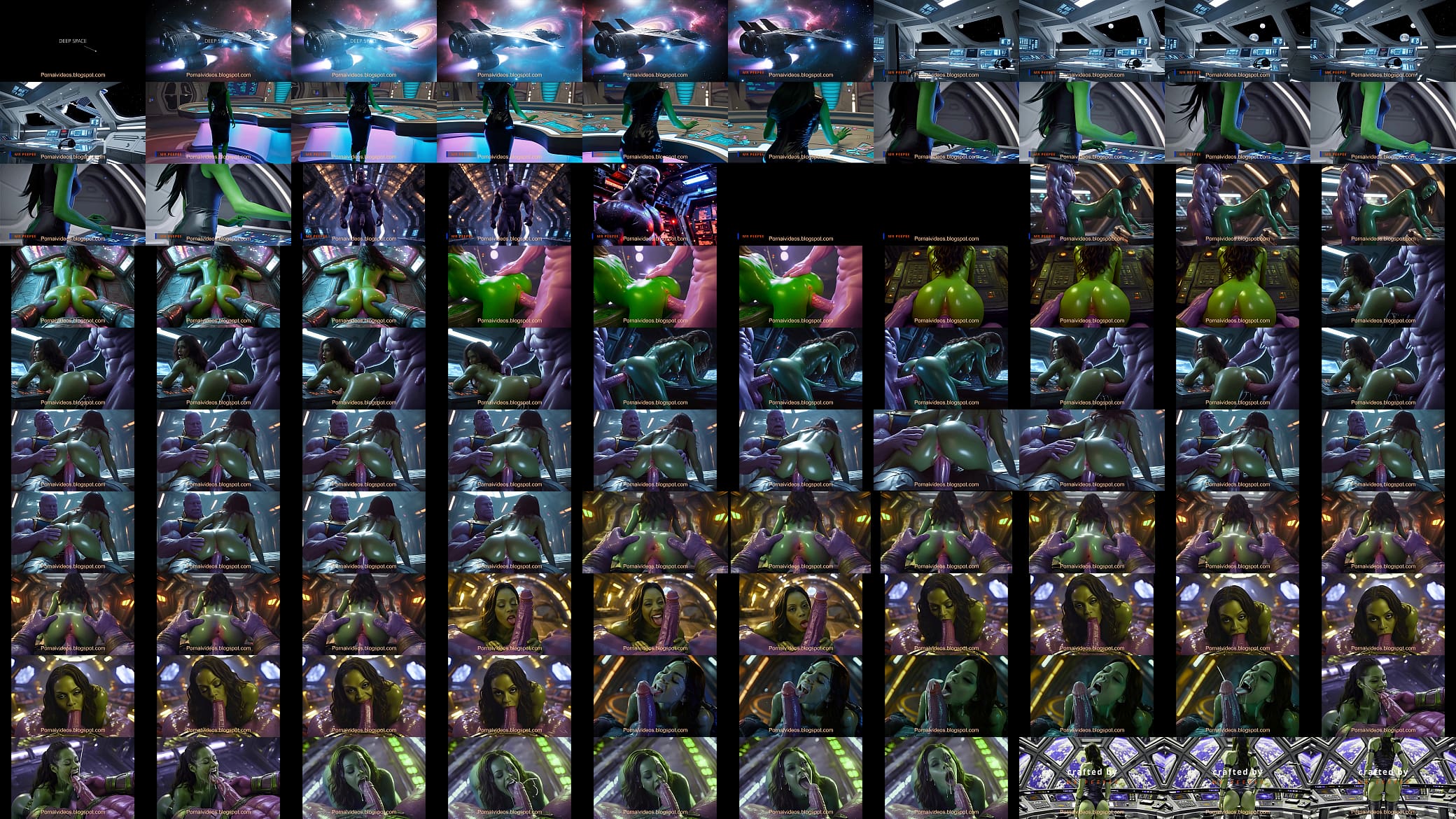 Thanos punishes Gamora 预览图