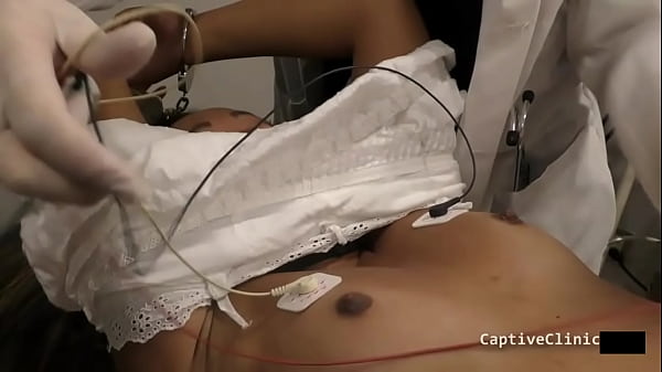"The Remote Interrogation Centers" T.R.I.C.'s Helpless Latina Melany Lopey Tormented By Doctor Tampa & Guard With Electricity At Electro Interrogation Center! Watch The Full 1  Hour Movie Only At BondageClinic! Reup