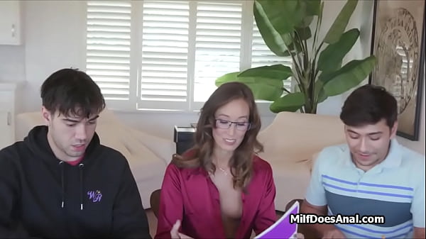 Throating and DPing slutty Asian teacher in her home