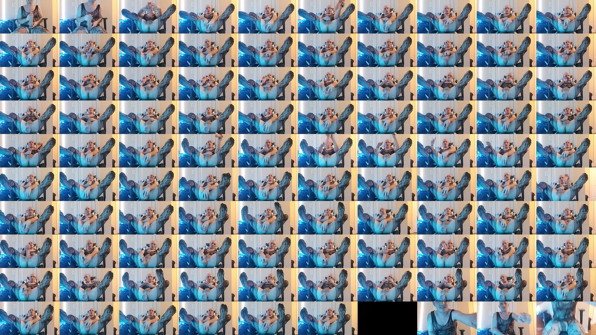 Sissy in Fishnet Stocks Gaping Ass Hardcore 预览图