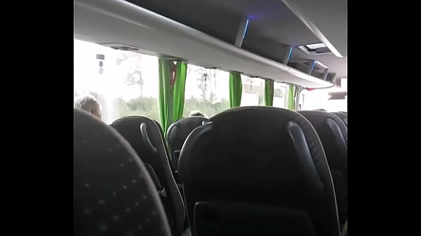 Bus Cumshot Public