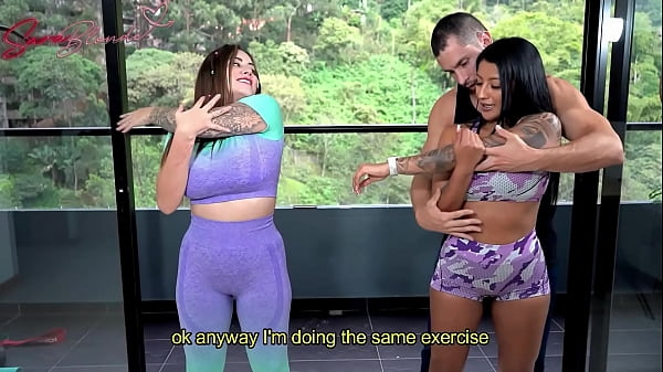 Download Video - Trainer fucks his horny students in first cardio class- Sara Blonde&comma; Mariana Martix&comma; Duncan Saint