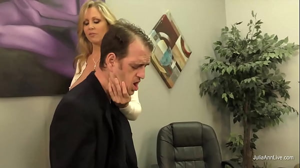 Download Video - MILF Julia Ann Gets Her Step Son's Cum While He Lays On Her Big Tits&excl;