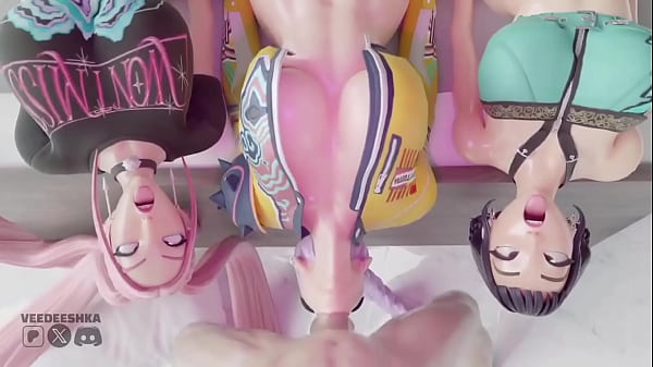 Download Video - Kpop demonhunters Rumi Zoey Mira fortnite compilation with others