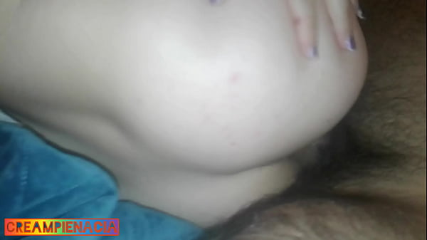 Hot teen drinking anal cum of a spoon