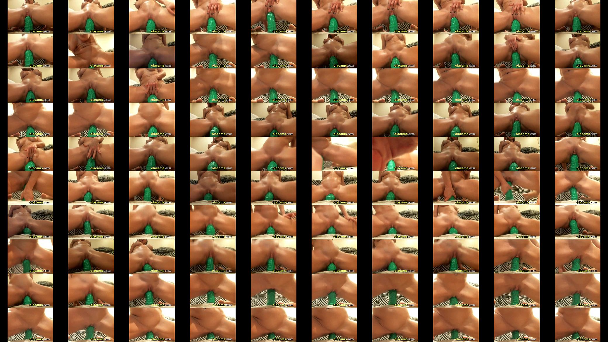 Teen ride huge dildo on cam squirting 预览图