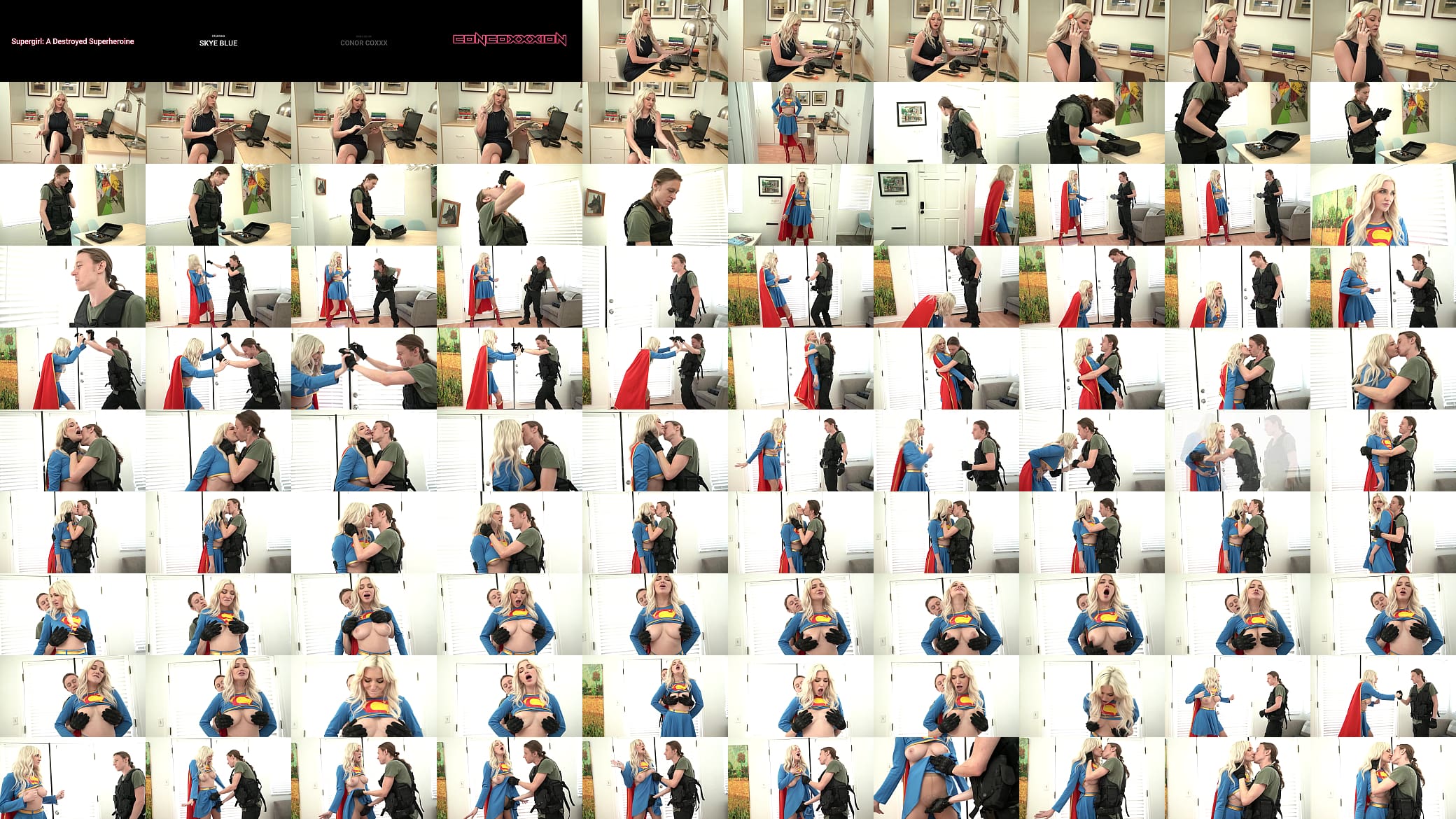 Skye Blue - Supergirl - A Destroyed Superheroine - (1080p) 预览图