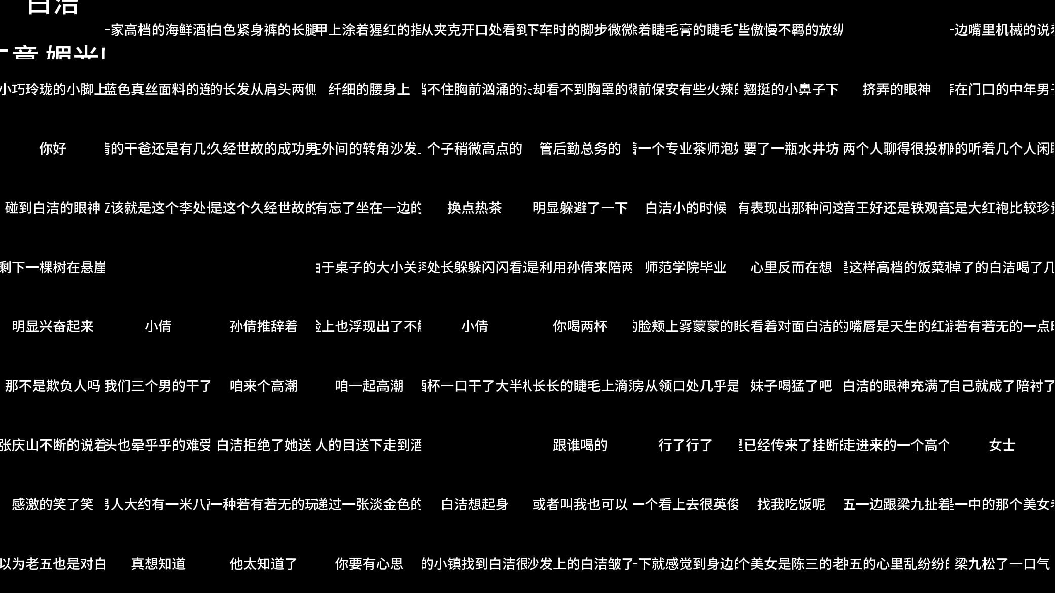 白洁 第十二章 媚光四射 5 预览图