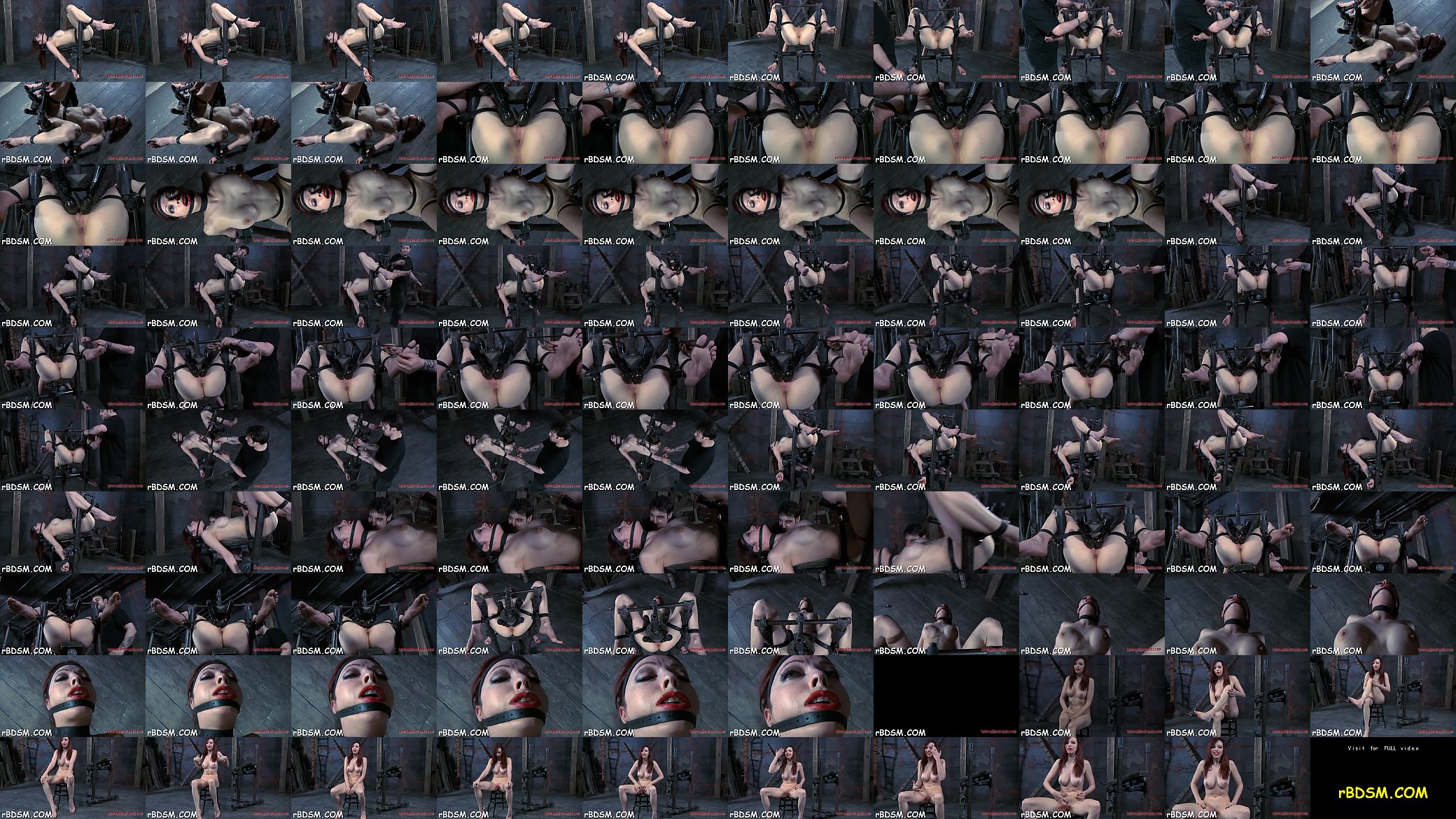 Nude and gagged playgirl receives wild pussy pleasuring 预览图