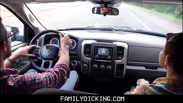 Download Video - Twink Step Son And His Step Dad Fuck Outdoors While On Road Trip - Austin Lock&comma; Alex Killian
