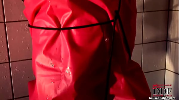 Bound babe pussy penetrated