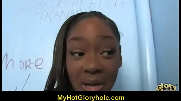 Sexy babe enjoying gloryhole 5