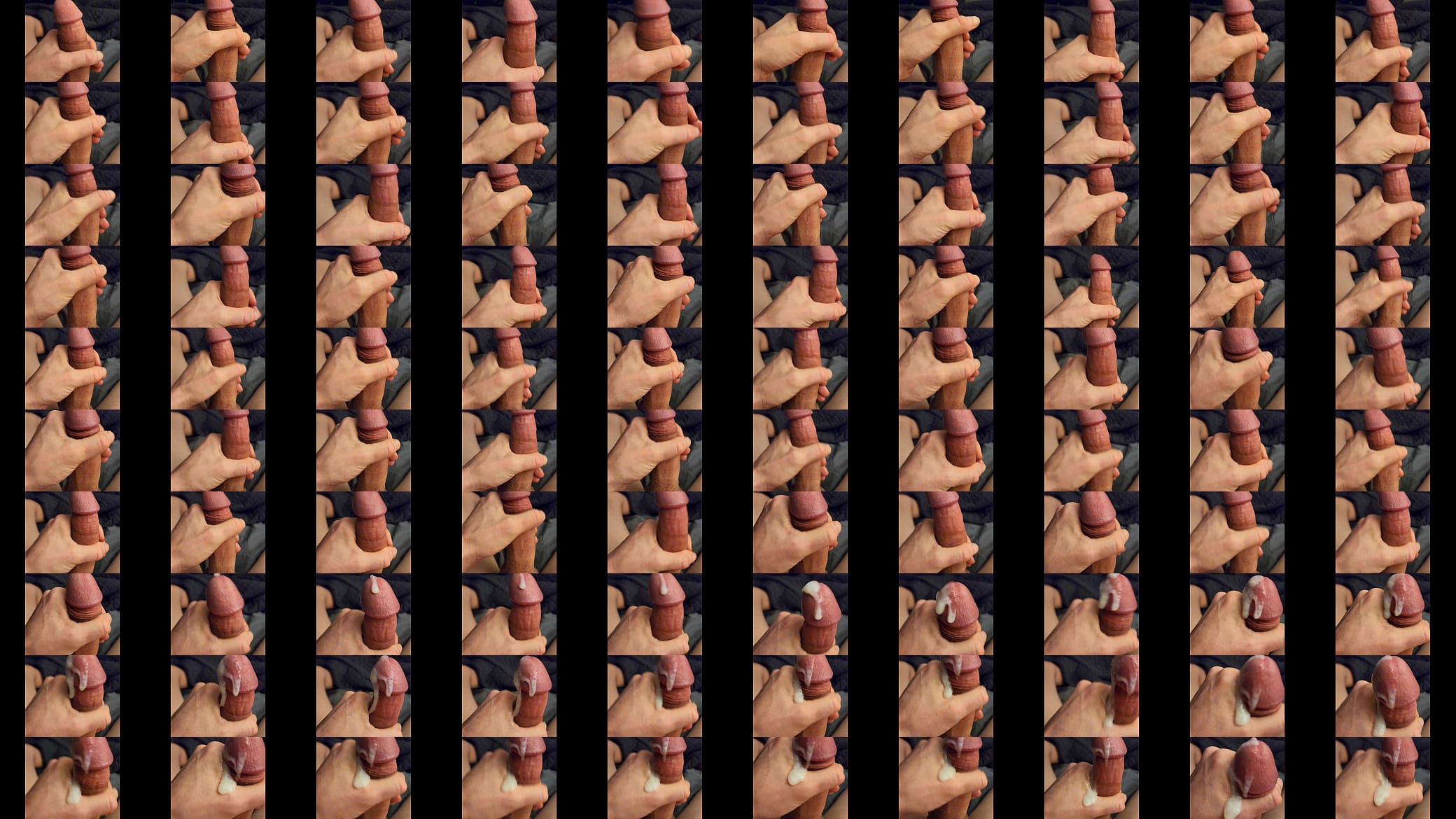 Jerking off my cock until I cum 预览图