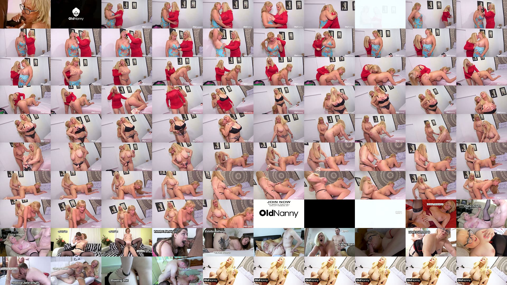 OldNanny - Curvy Blonde BBWs In Hot Lesbian Bedroom Action 预览图