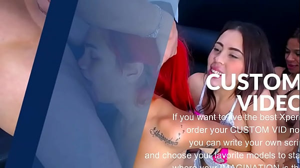 red-haired girl destroys her beautiful face and we see how they smash her head so she can swallow the entire cock