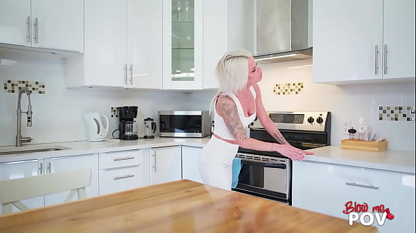 Blow Me POV - A Jaw Dropping Doll is Sucking Vigorously her Step Dad.