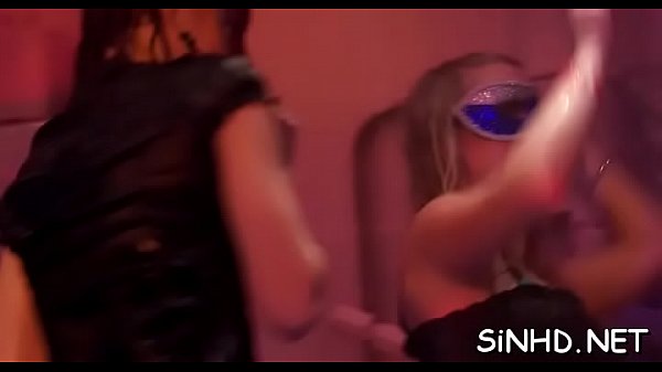 Sexy and rowdy partying