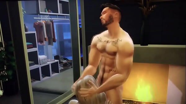 Sims 4 Hunk  Deepthroat Hot Dick and Cumshot
