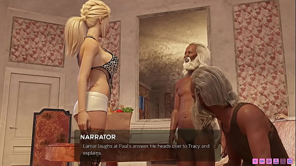 Perseverance - horney chick gangbang with hobos - 3D game, HD porn, 1080p