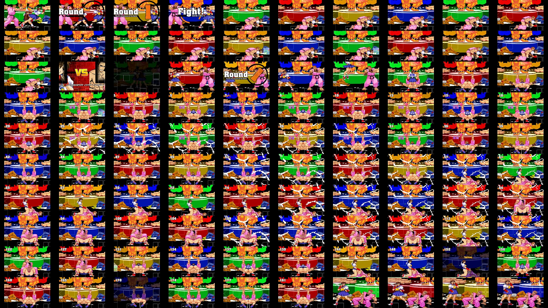 Sakura VS Dan SF MUGEN 预览图