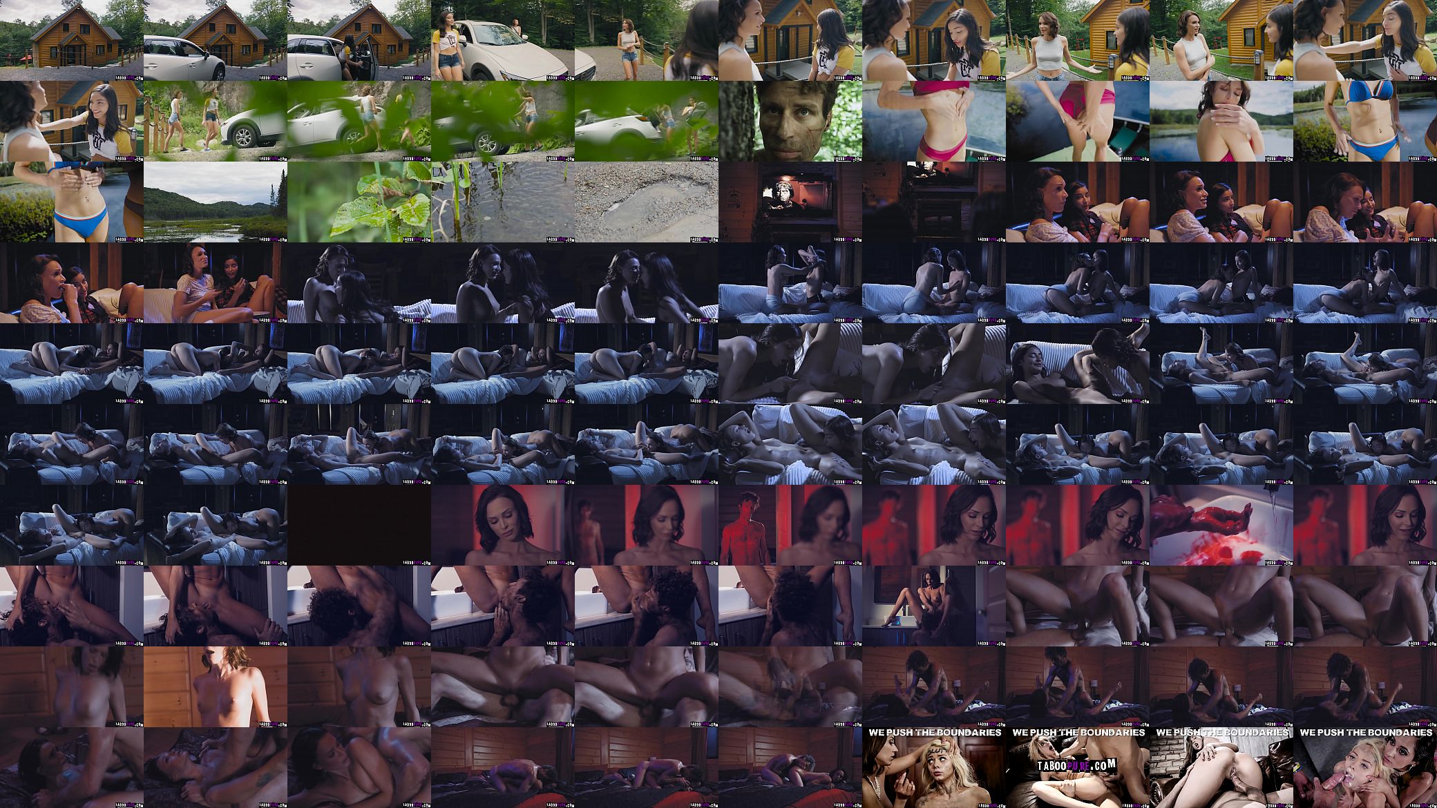 Fucking Lesbians fuck again by a strange man in the woods 预览图