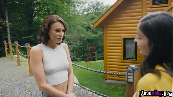 Fucking Lesbians fuck again by a strange man in the woods